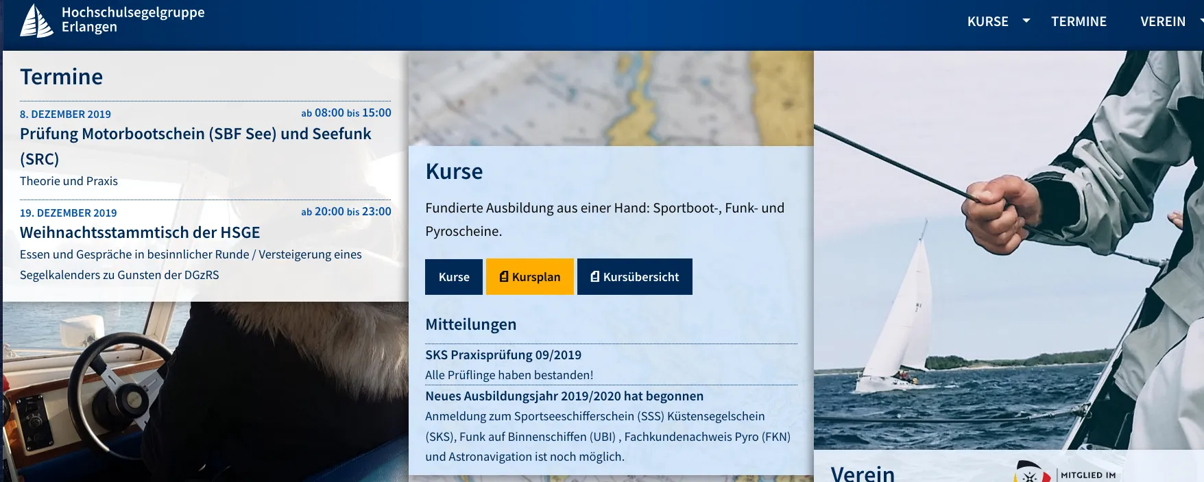 Novemberstammtisch 2019 / Informationen zur "Neuen Homepage"