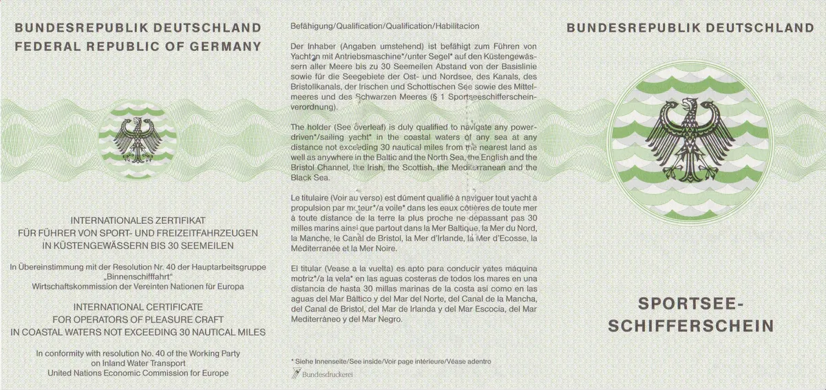 Sportseeschifferschein SSS